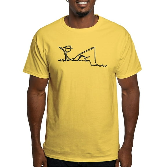 CafePress - Fishing Stick T Shirt - Light T-Shirt - CP