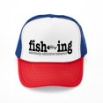thumbnail image 1 of CafePress - Fishing - Adjustable Unisex Printed Trucker Hat with Mesh Back, 1 of 10