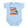 thumbnail image 1 of CafePress - Fishing With Grandpa Infant Bodysuit - Baby Light Bodysuit, Size Newborn - 24 Months, 1 of 4