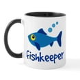 thumbnail image 1 of CafePress - Fishkeeper Mug - 11 oz Ceramic Mug - Novelty Coffee Tea Cup, 1 of 3