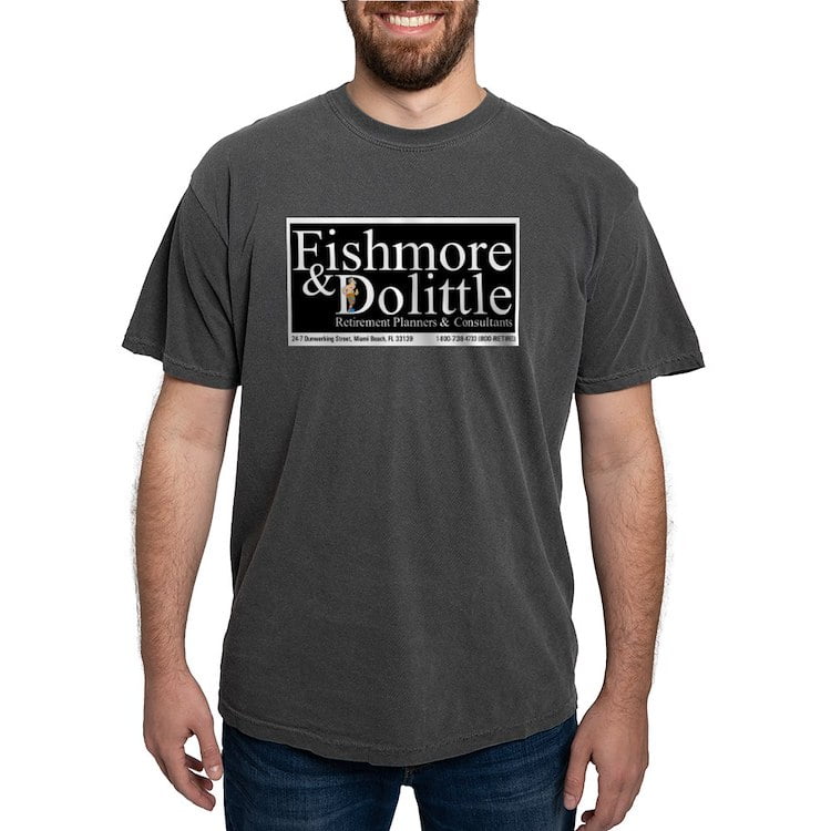 Fishmore And Dolittle Funny Fishing Or Retirement Shirt