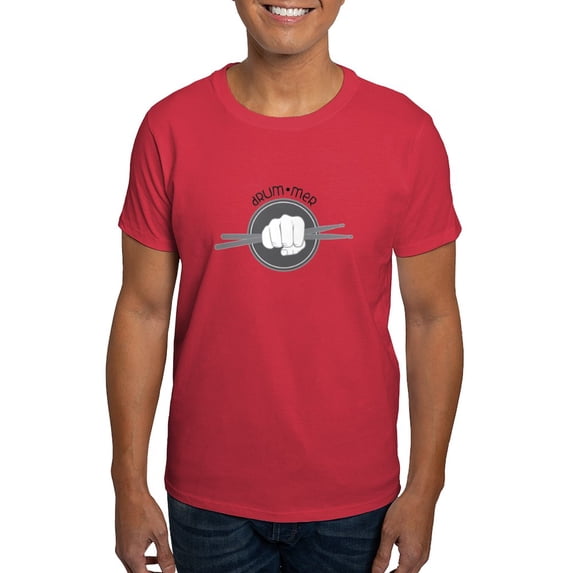 CafePress - Fist With Drum Stick T Shirt - Men's Classic Graphic Cotton T-Shirt
