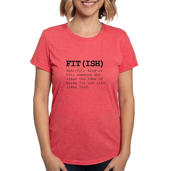 CafePress - Fitish Also Like Food T Shirt - Womens Tri-blend T-Shirt