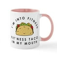 thumbnail image 1 of CafePress - Fitness Taco In My Mouth - 11 oz Ceramic Mug - Novelty Coffee Tea Cup, 1 of 4