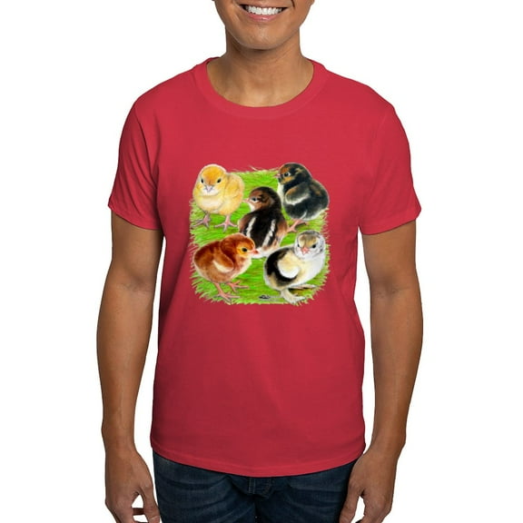 CafePress - Five Chicks Dark T Shirt - Men's Classic Graphic Cotton T-Shirt