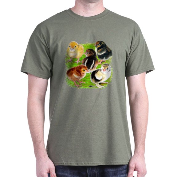 CafePress - Five Chicks Dark T Shirt - Men's Classic Graphic Cotton T-Shirt