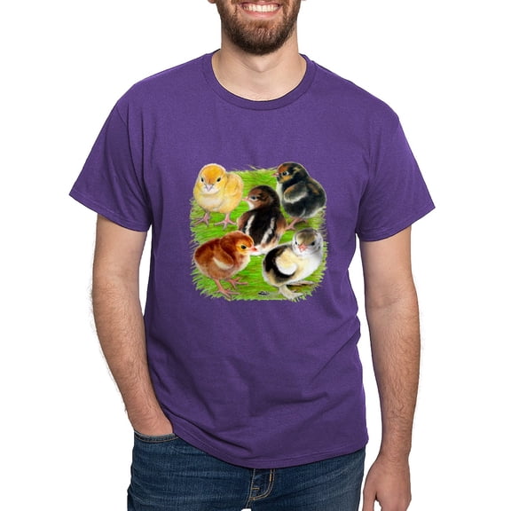 CafePress - Five Chicks Dark T Shirt - Men's Classic Graphic Cotton T-Shirt