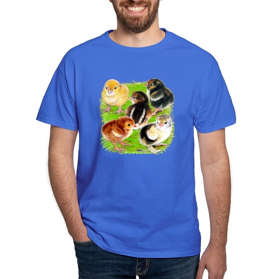 CafePress - Five Chicks Dark T Shirt - Men's Classic Graphic Cotton T-Shirt