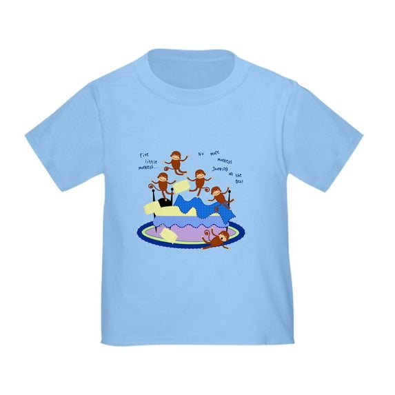 CafePress - Five Little Monkeys... Toddler T Shirt - Cute Toddler T-Shirt, 100% Cotton