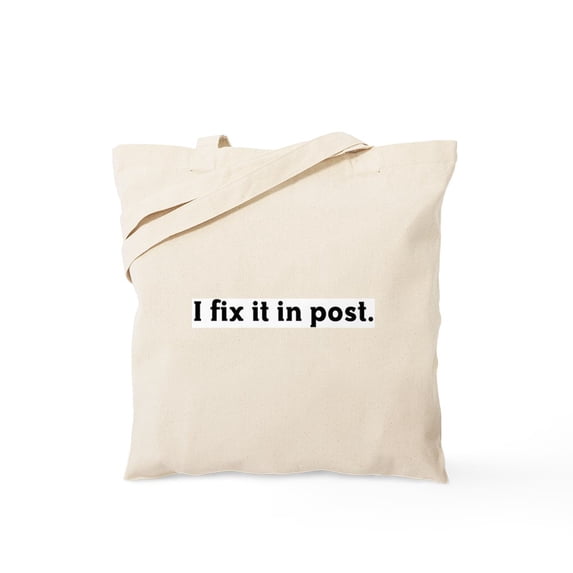 CafePress - Fix It In Post Tote Bag - Unisex Canvas Tote Bag, Beige, 1-Piece