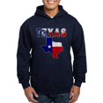 thumbnail image 1 of CafePress - Flag Map With Texas Hoodie (Dark) - Pullover Hoodie, Classic, Comfortable Hooded Sweatshirt, 1 of 4