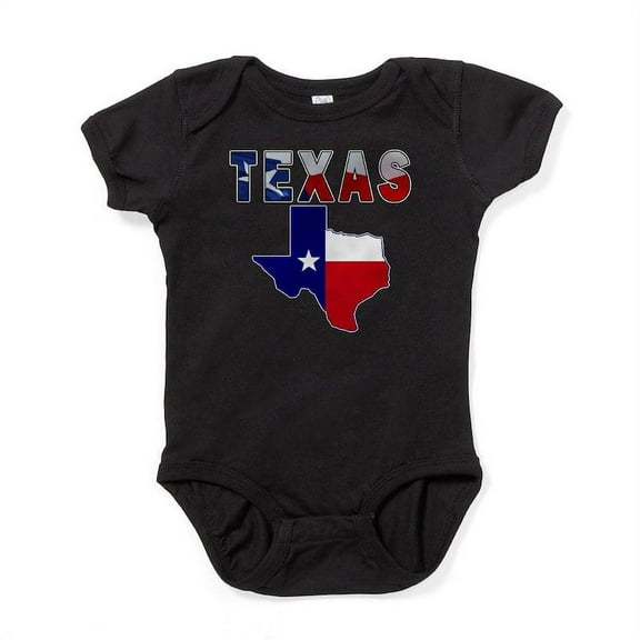 CafePress - Flag Map With Texas Infant Bodysuit - Cute Infant Bodysuit Baby Romper - Size Newborn - 24 Months