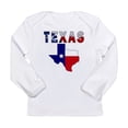 thumbnail image 1 of CafePress - Flag Map With Texas Long Sleeve Infant T Shirt - Long Sleeve Infant T-Shirt, 1 of 2