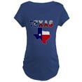 thumbnail image 1 of CafePress - Flag Map With Texas Maternity Dark T Shirt - Maternity Dark T-Shirt, 1 of 3
