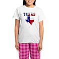 thumbnail image 1 of CafePress - Flag Map With Texas Women's Light Pajamas - Women's Short Sleeve Print T-Shirt and Pants Light Cotton Pajama Set, 1 of 7