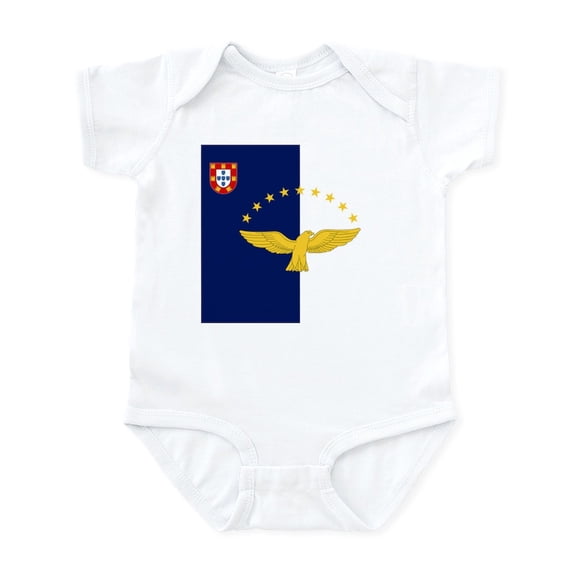 CafePress - Flag Of Azores Body Suit - Baby Light Bodysuit, Size Newborn - 24 Months