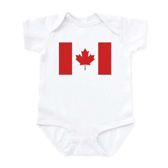 CafePress - Flag Of Canada Infant Bodysuit - Baby Light Bodysuit, Size Newborn - 24 Months