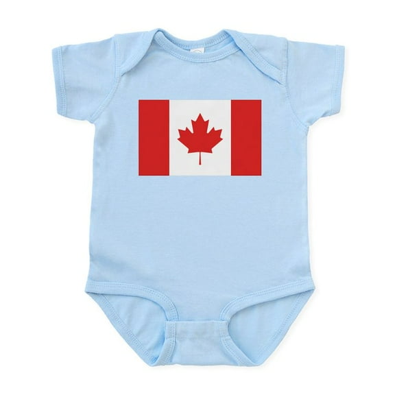 CafePress - Flag Of Canada Infant Bodysuit - Baby Light Bodysuit, Size Newborn - 24 Months
