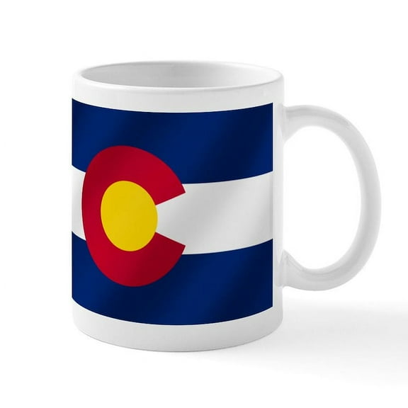 CafePress - Flag Of Colorado Mugs - 11 oz Ceramic Mug - Novelty Coffee Tea Cup