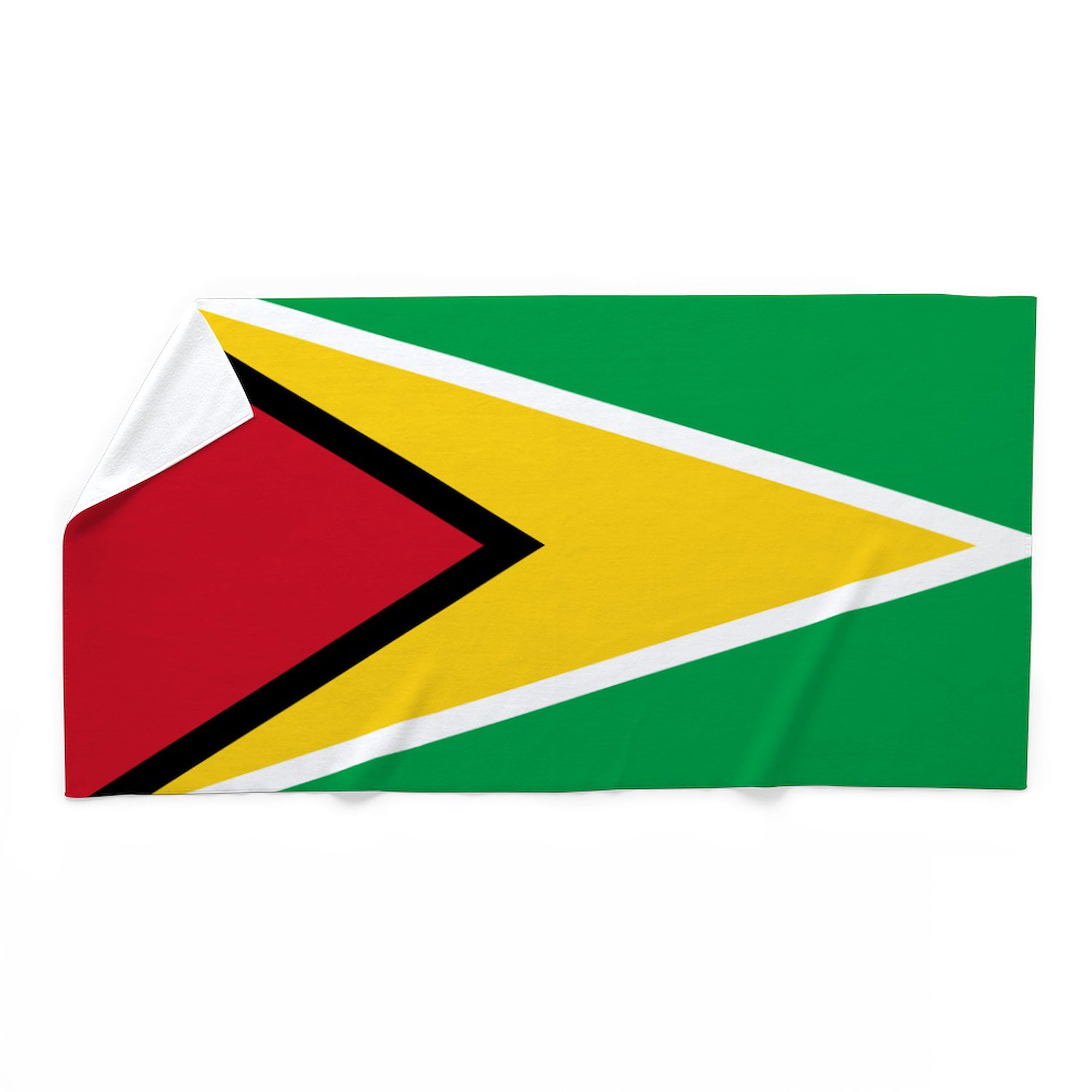 CafePress - Flag Of Guyana - Large Beach Towel, Soft 30"x60" Towel with Unique Design
