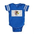 thumbnail image 1 of CafePress - Flag Of Illinois - Cute Infant Baby Football Bodysuit, 1 of 3