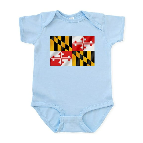 CafePress - Flag Of Maryland Infant Bodysuit - Baby Light Bodysuit, Size Newborn - 24 Months