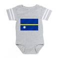 thumbnail image 1 of CafePress - Flag Of Nauru - Cute Infant Baby Football Bodysuit, 1 of 3