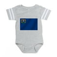 thumbnail image 1 of CafePress - Flag Of Nevada - Cute Infant Baby Football Bodysuit, 1 of 3