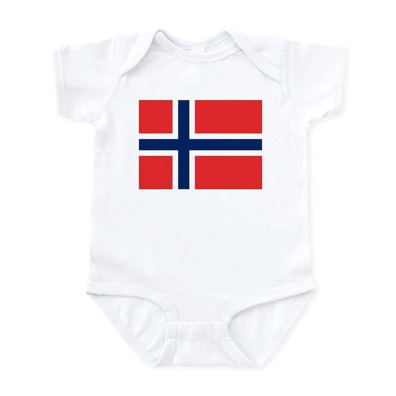 CafePress - Flag Of Norway Infant Bodysuit - Baby Light Bodysuit, Size Newborn - 24 Months
