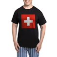 thumbnail image 1 of CafePress - Flag Of Switzerland Men's Dark Pajamas - Men's Dark Loose Fit Cotton Pajama Set, 1 of 7