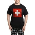 thumbnail image 1 of CafePress - Flag Of Switzerland Men's Dark Pajamas - Men's Dark Loose Fit Cotton Pajama Set, 1 of 7