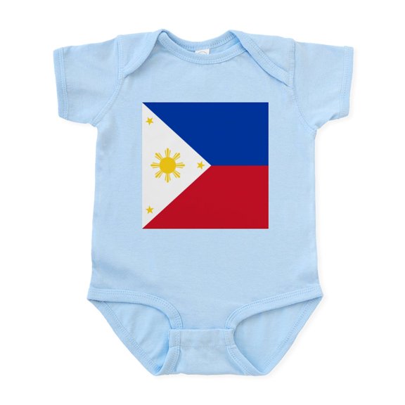 CafePress - Flag Of The Philippines Body Suit - Baby Light Bodysuit, Size Newborn - 24 Months