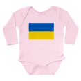 thumbnail image 1 of CafePress - Flag Of Ukraine Body Suit - Long Sleeve Cotton Baby Bodysuit, 1 of 4
