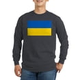 thumbnail image 1 of CafePress - Flag Of Ukraine Long Sleeve T Shirt - Long Sleeve Dark T-Shirt, 1 of 4