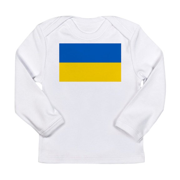 CafePress - Flag Of Ukraine Long Sleeve T Shirt - Long Sleeve Infant T-Shirt