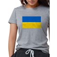 thumbnail image 1 of CafePress - Flag Of Ukraine T Shirt - Womens Tri-blend T-Shirt, 1 of 1