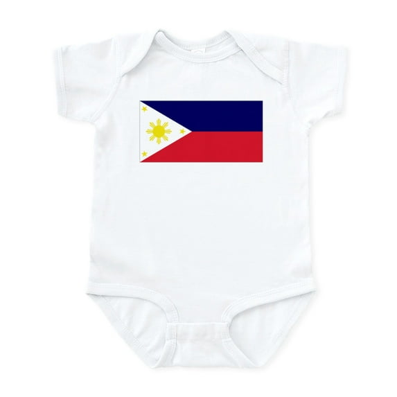 CafePress - Flag Philippines Infant Bodysuit - Baby Light Bodysuit, Size Newborn - 24 Months
