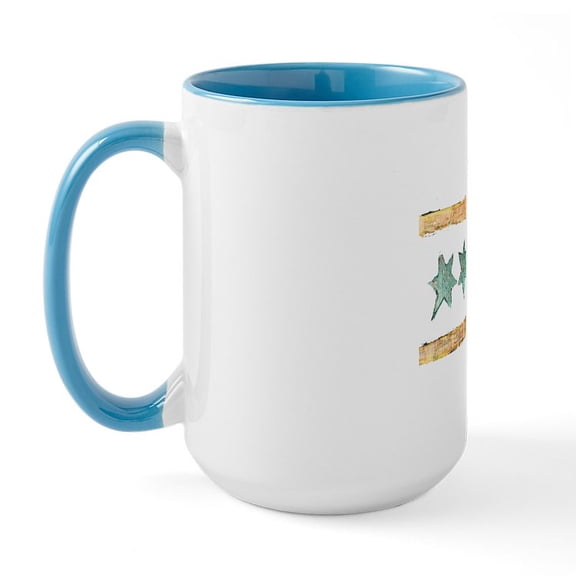 CafePress - Flag Reverse Large Mug - 15 oz Ceramic Large Mug