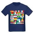 thumbnail image 1 of CafePress - Flags Of 32 Countries Kids Light T Shirt - Dark T-Shirt Kids XS-XL, 1 of 4