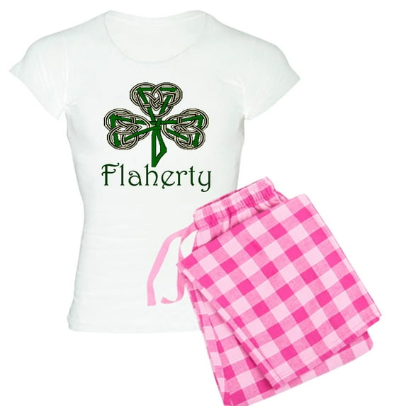 CafePress - Flaherty Shamrock - Women's Light Pajamas