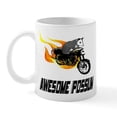 thumbnail image 1 of CafePress - Flaming Awesome Possum Mug - 11 oz Ceramic Mug - Novelty Coffee Tea Cup, 1 of 3