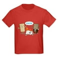 thumbnail image 1 of CafePress - Flaming Marshmallow Group Hug! T Shirt - Dark T-Shirt Kids XS-XL, 1 of 4