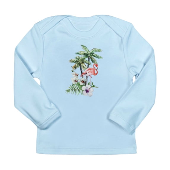 CafePress - Flamingo Long Sleeve Infant T Shirt - Long Sleeve Infant T-Shirt