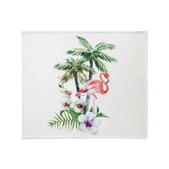 CafePress - Flamingo Throw Blanket - Soft Fleece Throw Blanket, 50"x60" for All Ages