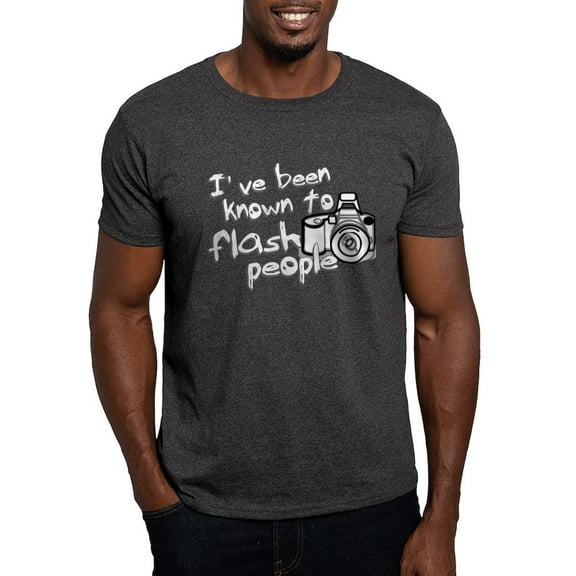 CafePress - Flash People Dark T Shirt - Men's Classic Graphic Cotton T-Shirt