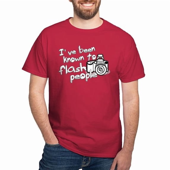 CafePress - Flash People Dark T Shirt - Men's Classic Cotton T-Shirts