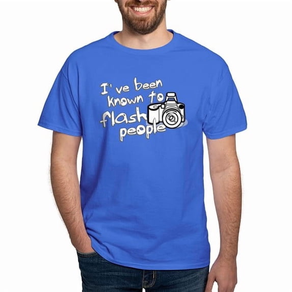 CafePress - Flash People Dark T Shirt - Men's Classic Cotton T-Shirts