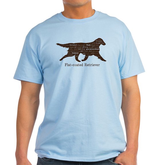 CafePress - Flat Coated Retriever Light T Shirt - Men's Classic Graphic T-Shirt
