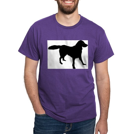CafePress - Flat Coated Retriever White T Shirt - Men's Classic Cotton T-Shirts