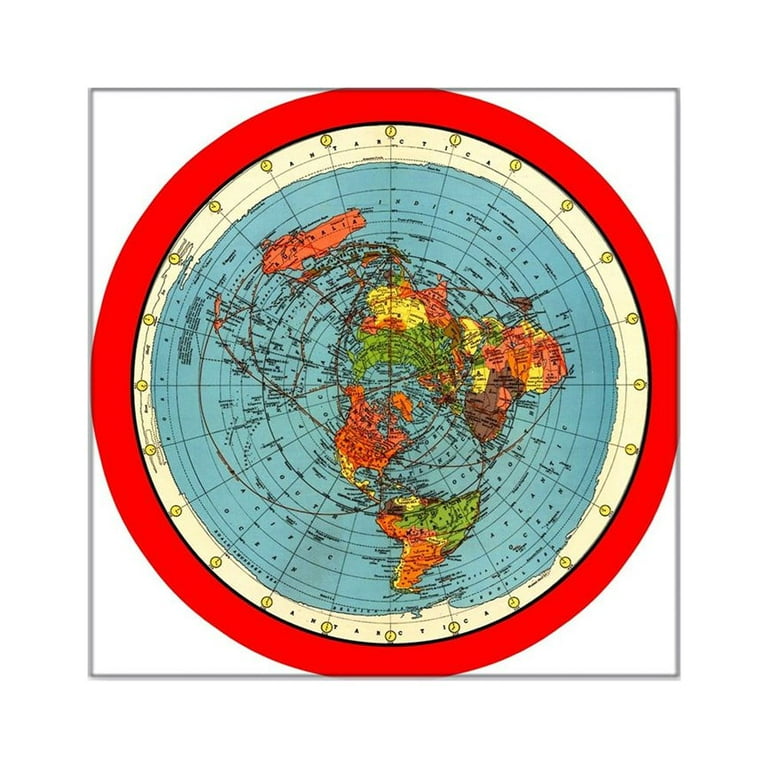 Flat earth shop maps
